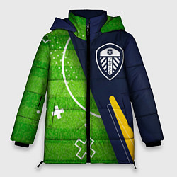 Женская зимняя куртка Leeds United football field