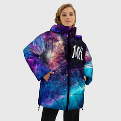 Куртка зимняя женская Maneskin space rock, цвет: 3D-черный — фото 2