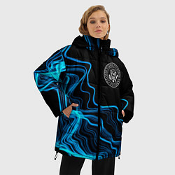 Куртка зимняя женская Ramones sound wave, цвет: 3D-черный — фото 2