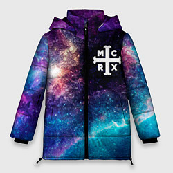 Куртка зимняя женская My Chemical Romance space rock, цвет: 3D-черный