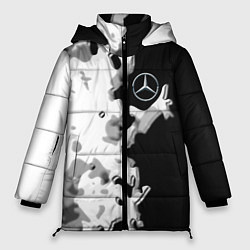 Женская зимняя куртка Mercedes benz sport germany steel