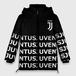 Куртка зимняя женская Juventus pattern fc club steel, цвет: 3D-светло-серый