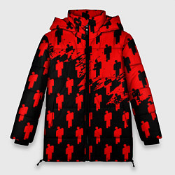 Женская зимняя куртка Billie Eilish pattern music steel