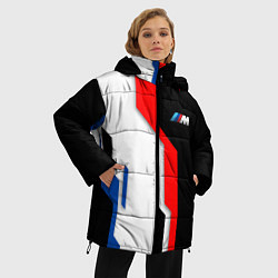 Куртка зимняя женская BMW - униформа, цвет: 3D-светло-серый — фото 2
