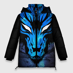 Куртка зимняя женская Genshin Impact - Волк Севера, цвет: 3D-черный