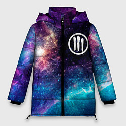 Куртка зимняя женская Three Days Grace space rock, цвет: 3D-черный