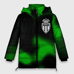 Куртка зимняя женская Monaco sport halftone, цвет: 3D-черный