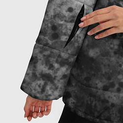 Куртка зимняя женская Абстракция - серый пунш, цвет: 3D-светло-серый — фото 2