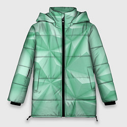 Куртка зимняя женская Объемные пирамидки, цвет: 3D-светло-серый