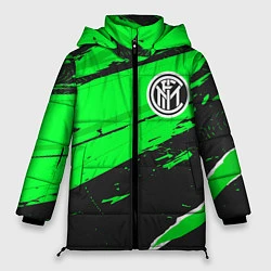 Куртка зимняя женская Inter sport green, цвет: 3D-черный