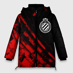 Женская зимняя куртка Club Brugge sport grunge