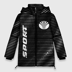 Куртка зимняя женская Daewoo sport metal, цвет: 3D-черный