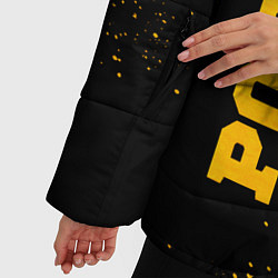 Куртка зимняя женская Porto - gold gradient вертикально, цвет: 3D-черный — фото 2