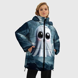 Куртка зимняя женская Привидениус, цвет: 3D-черный — фото 2