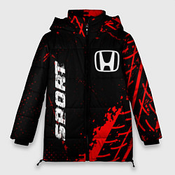 Женская зимняя куртка Honda red sport tires
