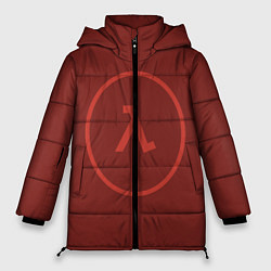 Куртка зимняя женская Half-Life: Decay бордовый, цвет: 3D-красный