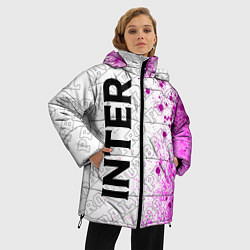 Куртка зимняя женская Inter pro football по-вертикали, цвет: 3D-черный — фото 2