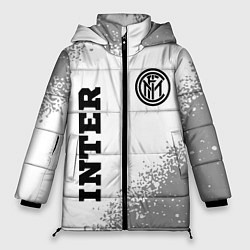 Куртка зимняя женская Inter sport на светлом фоне вертикально, цвет: 3D-черный