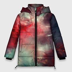 Куртка зимняя женская Космическая аномалия, цвет: 3D-черный