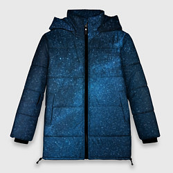 Куртка зимняя женская Космическая вселенная млечный путь, цвет: 3D-красный