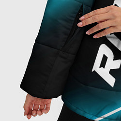 Куртка зимняя женская Roma неоновые лампы, цвет: 3D-черный — фото 2