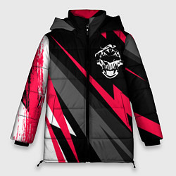 Куртка зимняя женская Goblin Slayer electro lines, цвет: 3D-черный