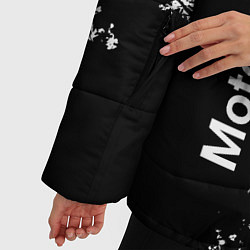 Куртка зимняя женская БМВ: следы от шин, цвет: 3D-черный — фото 2