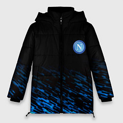 Куртка зимняя женская Napoli fc club texture, цвет: 3D-черный