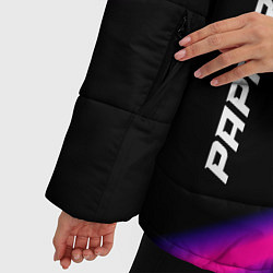 Куртка зимняя женская Papa Roach neon rock lights, цвет: 3D-черный — фото 2