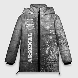 Куртка зимняя женская Arsenal - grey gradient по-вертикали, цвет: 3D-черный