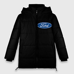 Куртка зимняя женская FORD logo auto, цвет: 3D-красный