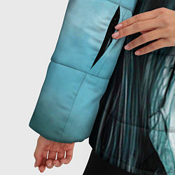 Куртка зимняя женская Slipknot, цвет: 3D-светло-серый — фото 2
