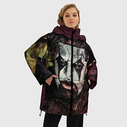 Куртка зимняя женская Slipknot Face, цвет: 3D-черный — фото 2