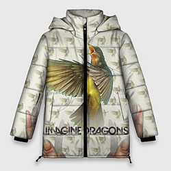Куртка зимняя женская Imagine Dragons: Fly, цвет: 3D-красный