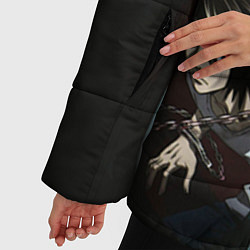 Куртка зимняя женская Тетрадь смерти, цвет: 3D-светло-серый — фото 2