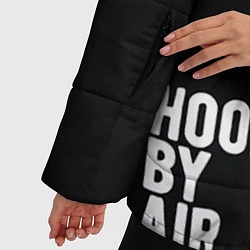 Куртка зимняя женская BTS: Hood by air, цвет: 3D-черный — фото 2