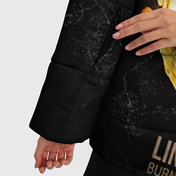 Куртка зимняя женская Linkin Park: Burning the skies, цвет: 3D-черный — фото 2