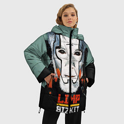 Куртка зимняя женская Limp Bizkit: Faith Face, цвет: 3D-красный — фото 2