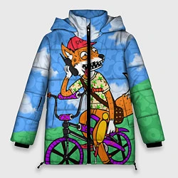 Куртка зимняя женская Drop Dead: Wild Fox, цвет: 3D-черный