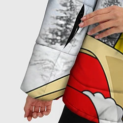 Куртка зимняя женская Санта Гомер, цвет: 3D-красный — фото 2