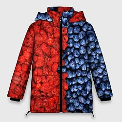 Куртка зимняя женская Ягодка, цвет: 3D-светло-серый