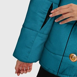 Куртка зимняя женская Китель, цвет: 3D-черный — фото 2