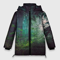 Женская зимняя куртка Таинственный лес
