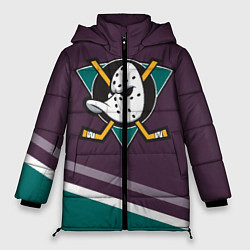 Куртка зимняя женская Anaheim Ducks Selanne, цвет: 3D-черный