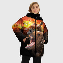 Куртка зимняя женская Защитник, цвет: 3D-черный — фото 2