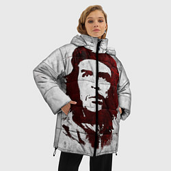 Куртка зимняя женская Че Гевара, цвет: 3D-черный — фото 2