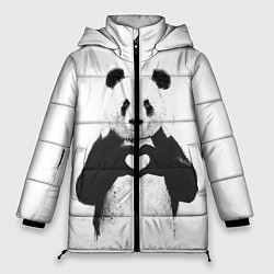 Куртка зимняя женская Panda Love, цвет: 3D-светло-серый