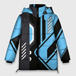 Куртка зимняя женская CS:GO Vulcan, цвет: 3D-светло-серый