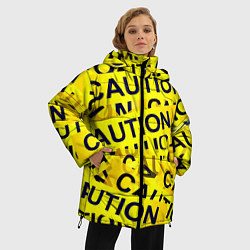 Куртка зимняя женская Caution, цвет: 3D-светло-серый — фото 2