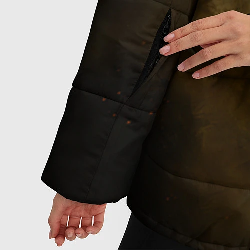 Женская зимняя куртка HL3: Gabe Newell / 3D-Красный – фото 5